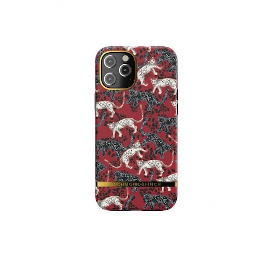 Richmond & Finch iPhone 12 Pro Max Cover Samba Red Leopard