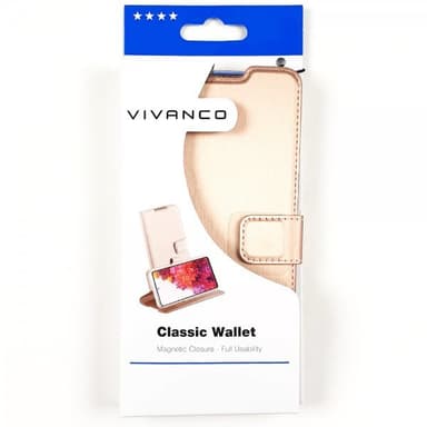 Samsung Galaxy S21 Etui Classic Wallet Roseguld