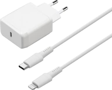 Sandstrøm 20W Lightning PD vægoplader 321665