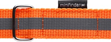 Minifinder hundehalsbånd (orange)