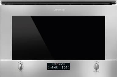 Smeg indbygget kompakt mikrobølgeovn MP422X1 (rustfrit stål)