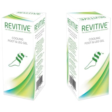 Revitive gele til fødder og ben