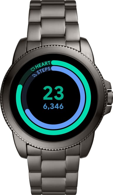 Fossil Gen 5E smartwatch 44mm rustfrit stål (smoke)