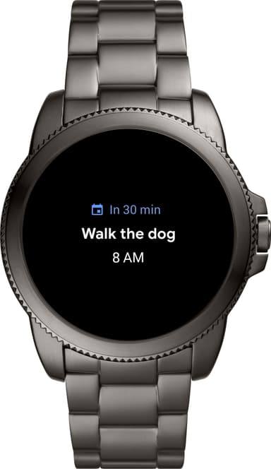 Fossil Gen 5E smartwatch 44mm rustfrit stål (smoke)