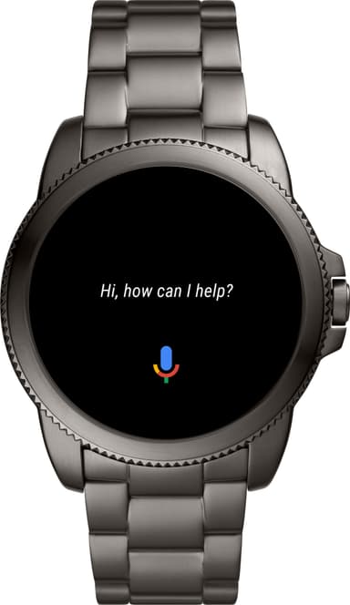 Fossil Gen 5E smartwatch 44mm rustfrit stål (smoke)