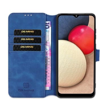 DG-Ming Wallet 3-kort Samsung Galaxy A02s  - blå