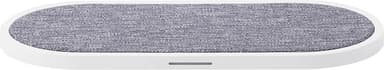 Gear USB-C dobbelt trådløs oplader 665101