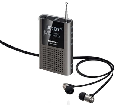 Radionette Explorer lommeradio - grå