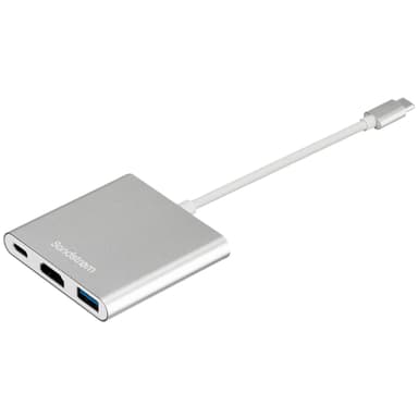 USB-C multi-adapter (sølv) Elgiganten