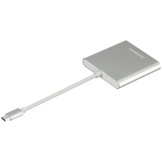multi-adapter (sølv) | Elgiganten