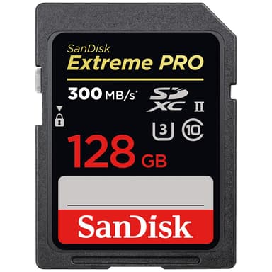 SanDisk Extreme Pro SDXC UHS-2-kort 128 GB