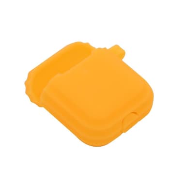 Lysende silikone etui til AirPods 1/2 - gul