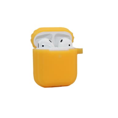 Lysende silikone etui til AirPods 1/2 - gul