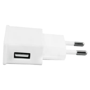 USB-oplader 230V 2.1A Hvid