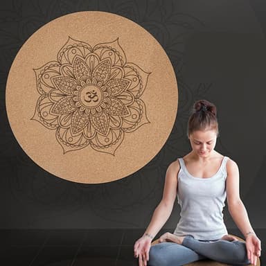 Rund Yogamåtte i kork