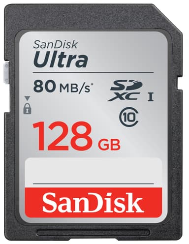 SanDisk Ultra SD hukommelseskort 128 GB