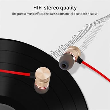 Bluetooth Headset Rød
