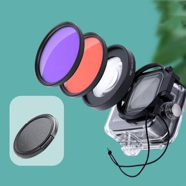 Filterkit Dykning Macrolinser GoPro HERO8 Professional 58mm 16X