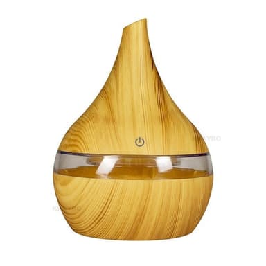 USB Luftfugter med Aroma 300 ml - Træ