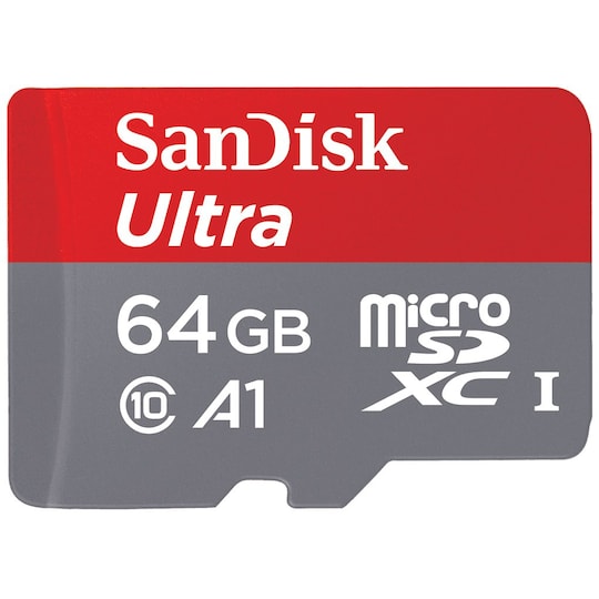 SanDisk Ultra mikro SD hukommelseskort - 64 GB
