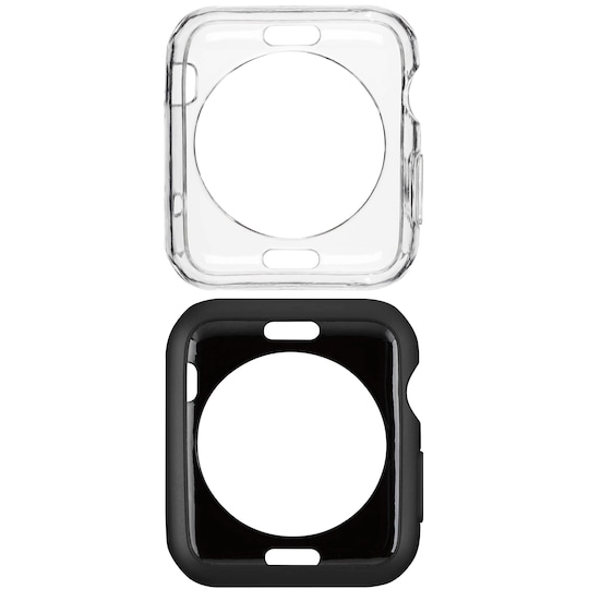 Sandstrøm Apple Watch 42 mm beskyttende case - 2 stk