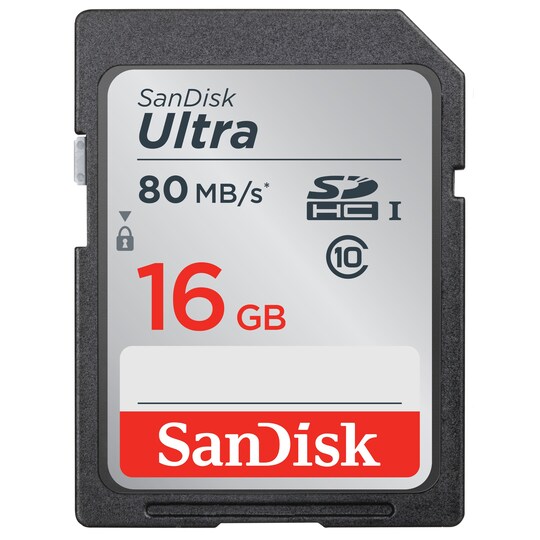 SanDisk Ultra SD hukommelseskort 16 GB