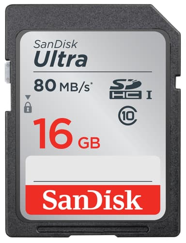 SanDisk Ultra SD hukommelseskort 16 GB |