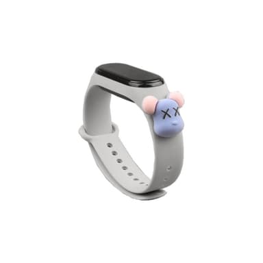 Xiamoi Mi Band 3/4 armbånd silikone Grå