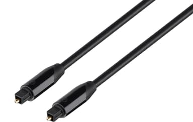 Sandstrøm optisk kabel - 2 meter – sort