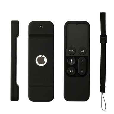 Sort Silikonebeskyttelse til Fjernbetjening Apple TV 4