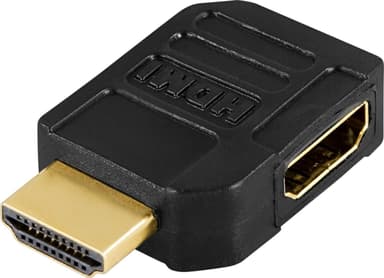 DELTACO HDMI-adapter, 19-polet hun til han, vinklet