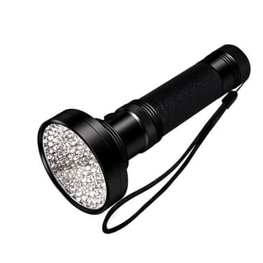 UV-lommelygte med 100 LED