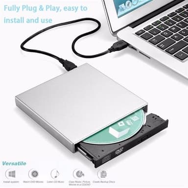 Extern USB 2.0 Dvd-brænder