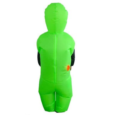Oppustelig Alien Maskeradedragt