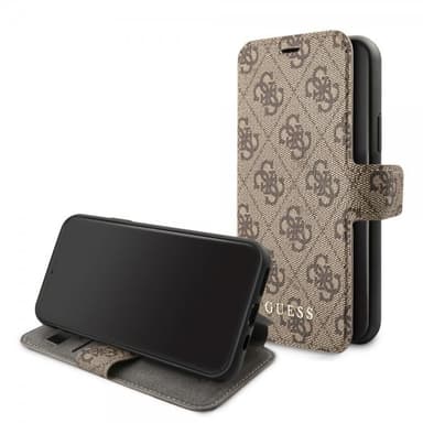 Guess iPhone 11 Pro Etui Monogram Brun