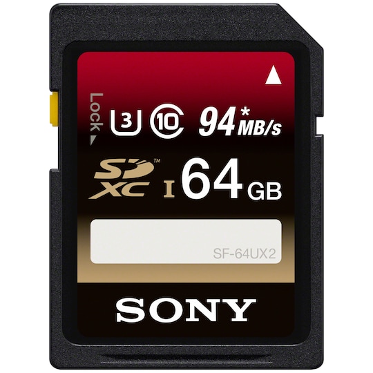 Sony SDXC 94MB CL10 64 GB hukommelseskort