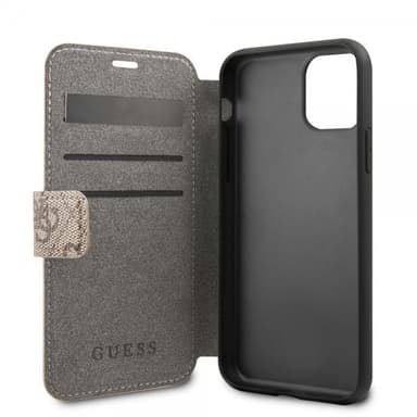 Guess iPhone 11 Pro Etui Monogram Brun