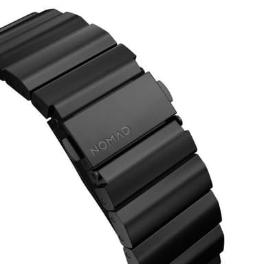 NOMAD Apple Watch 42/44mm/Apple Watch Ultra Armbånd Titanium Band Sort