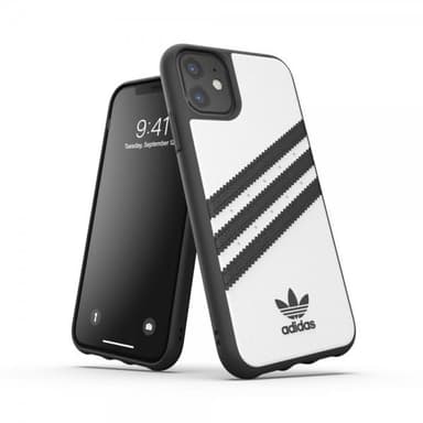Adidas iPhone 11 Cover OR Moulded Case PU FW19 Hvid Sort