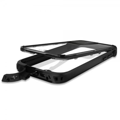 Black Rock iPhone Xr Cover 360° Hero Case Sort Transparent