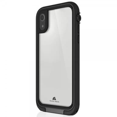 Black Rock iPhone Xr Cover 360° Hero Case Sort Transparent