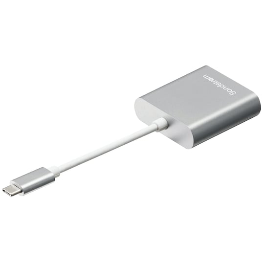 Sandstrøm USB-C til HDMI adapter (sølv)