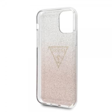Guess iPhone 11 Pro Max Cover Solid Glitter Cover Lyserød