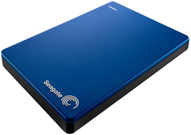 Seagate Slim Backup Plus 2 TB ekstern harddisk - blå