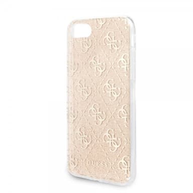 Guess iPhone 7/8/SE Cover Glitter Cover Guld