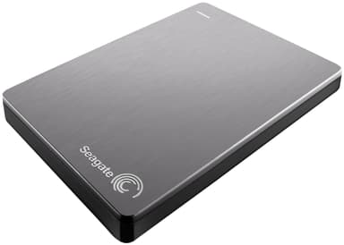 Seagate Slim Backup Plus 2 TB ekstern harddisk - sølv