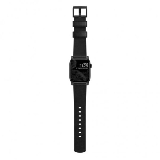 NOMAD Apple Watch 44/42mm Armbånd Modern Strap Sort
