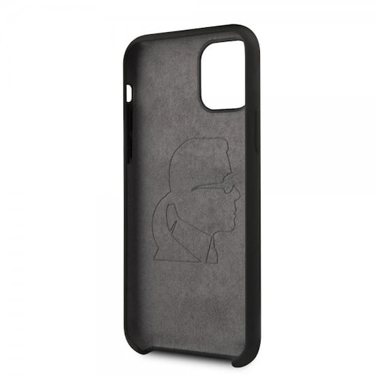 Karl Lagerfeld iPhone 11 Cover Iconic Silikoneei Cover Sort