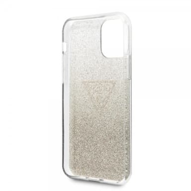 Guess iPhone 11 Cover Solid Glitter Cover Guld