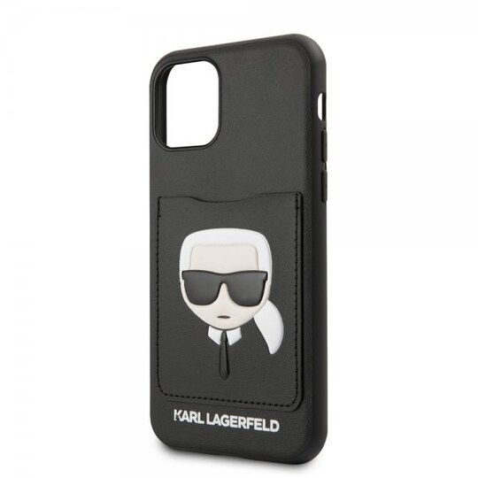 Karl Lagerfeld iPhone 11 Cover med Kortholder Sort